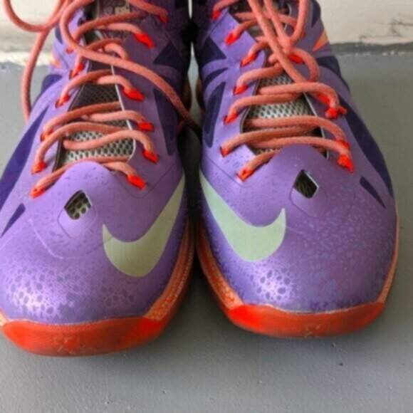 Nike Lebron X 10 All Star Extraterrestrial Purple Sneakers - Picture 6 of 11